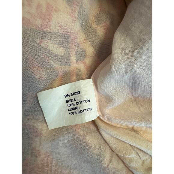 Gap Womens Midi Skirt Red White Floral Design Side Zipper Size 4 Casual Romantic - Picture 10 of 11